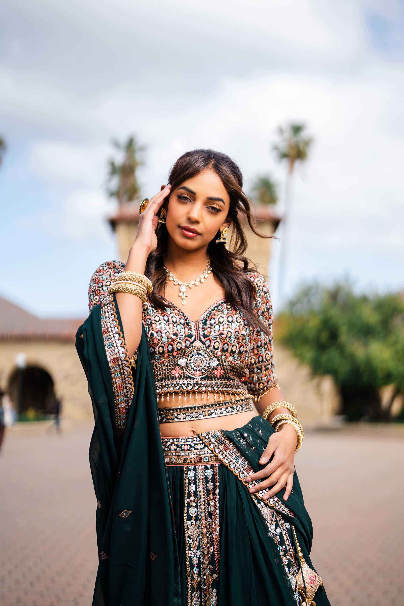 Rajasthani Rani Lehenga Set