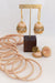 Bisque Silk Thread Jewelry Set