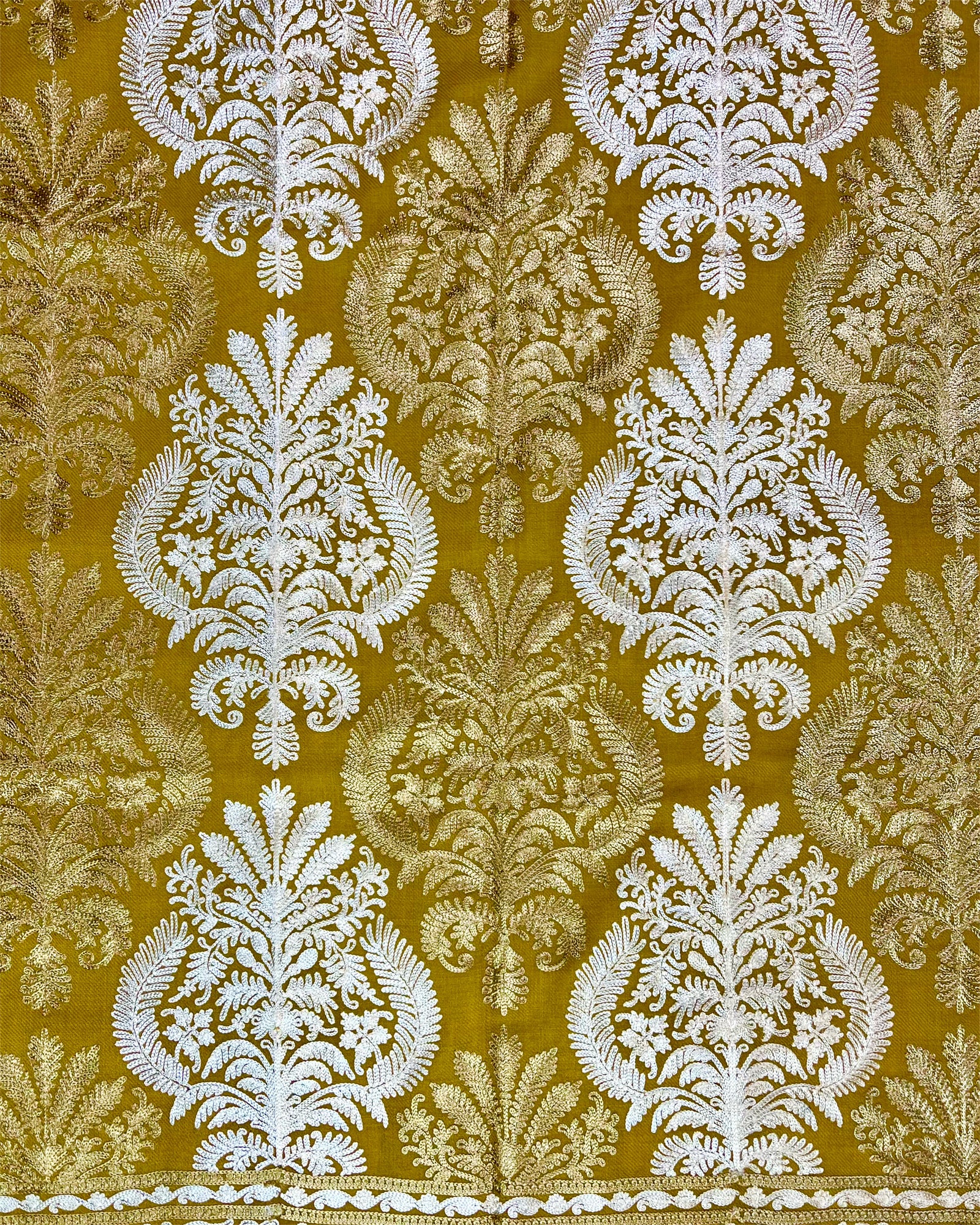 Mustard Kashmiri Shawl