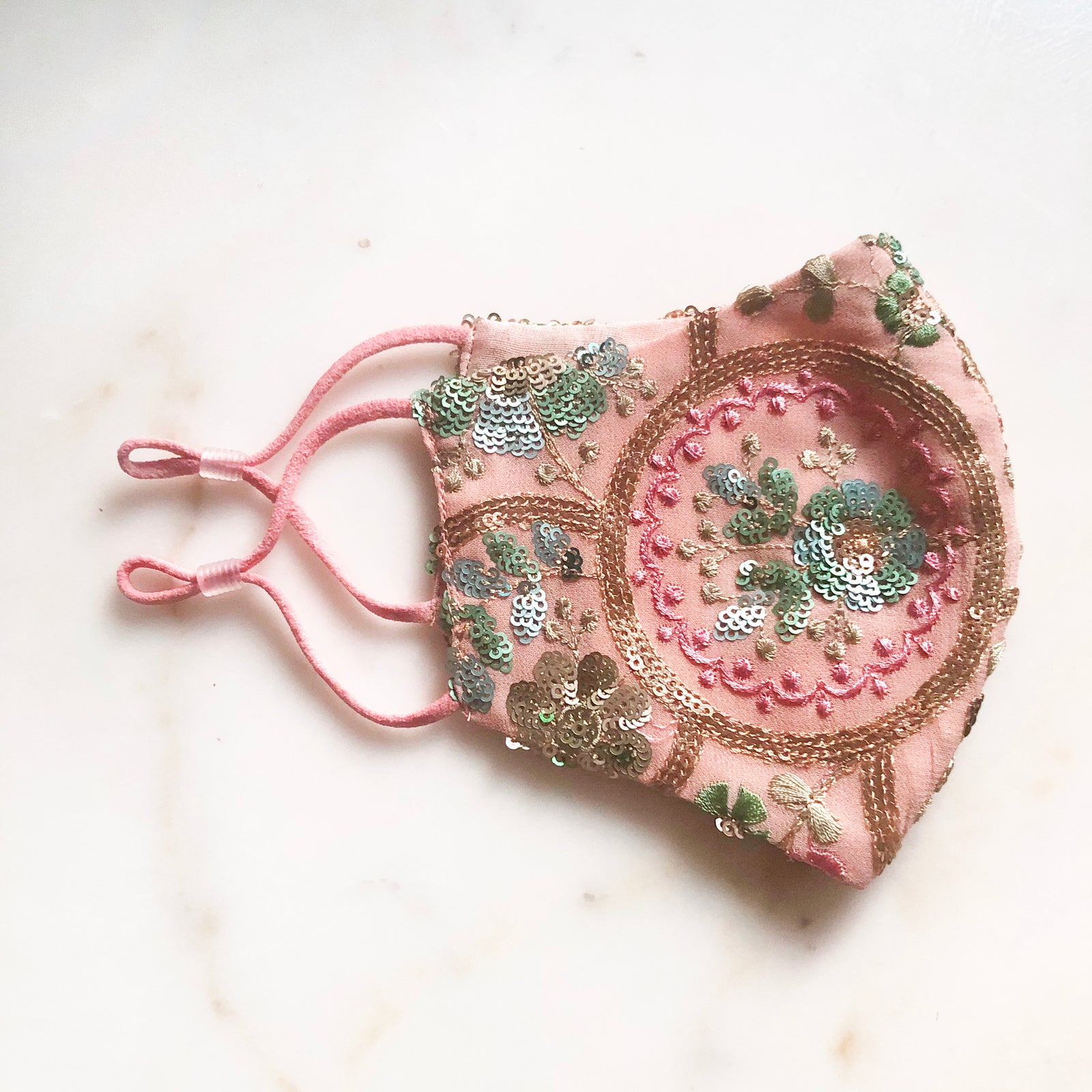 Blushing Beauty Lace Mask