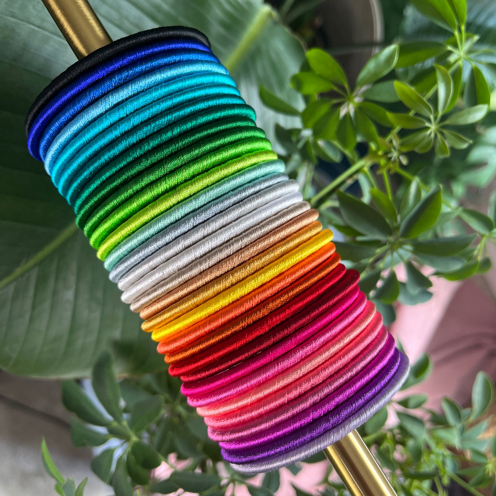 Full Spectrum Thread Bangle Set