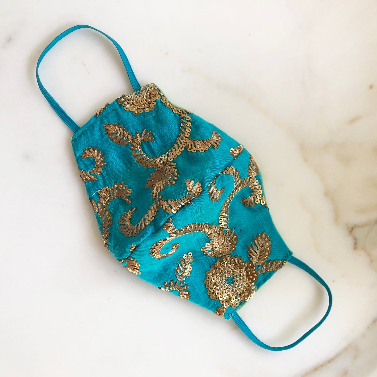 Gilded Turquoise Mask