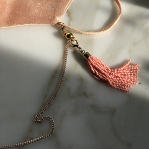 Blush Chain + Charm Jewelry Set