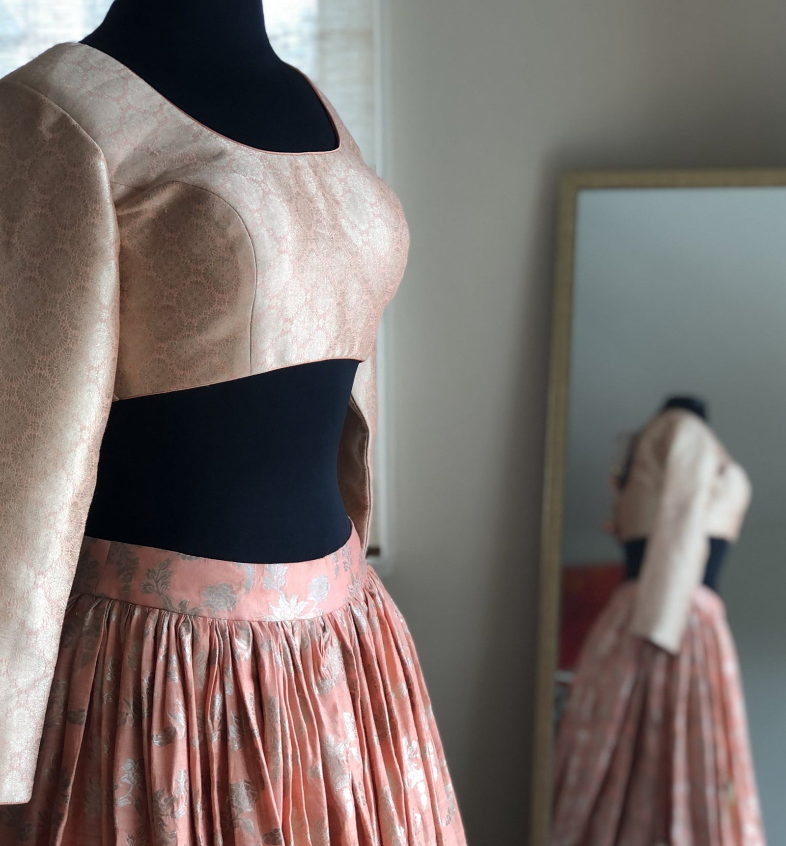 Blushing Banarasi Lehenga Set