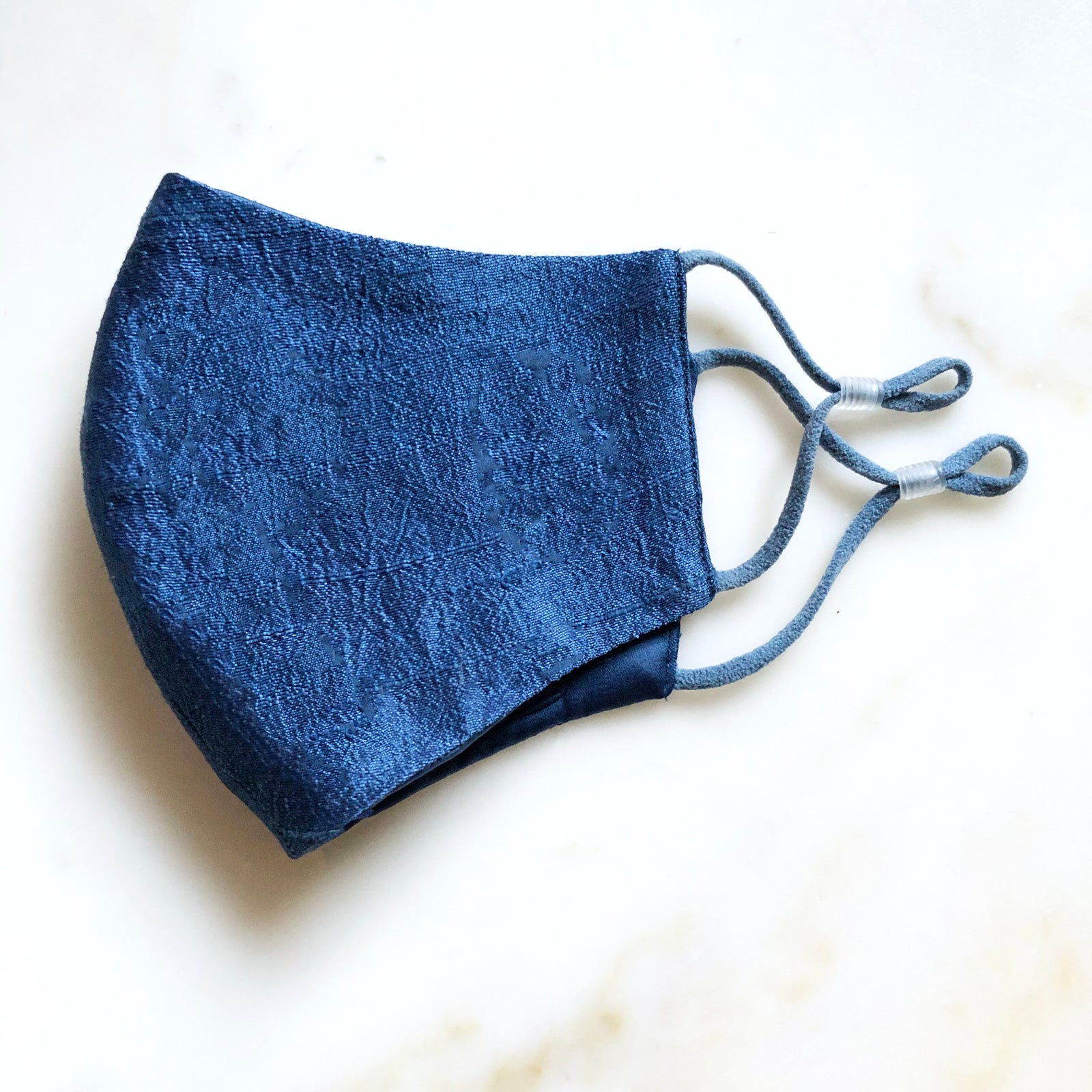 True Blue Silk Mask